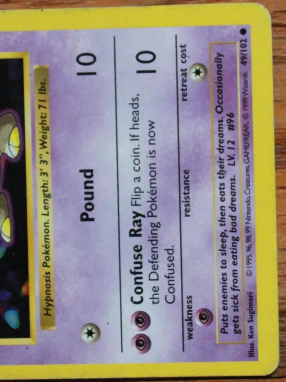 Vintage Pokemon 1999 